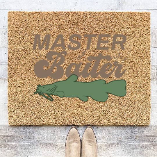 Master Baiter - Wels Catfish Hunter Coir Doormats