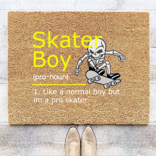 Skater Boy Coir Doormats