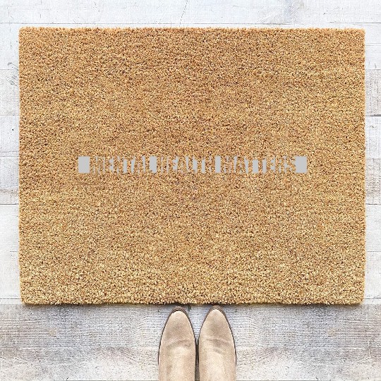 mental health matters quote Coir Doormats