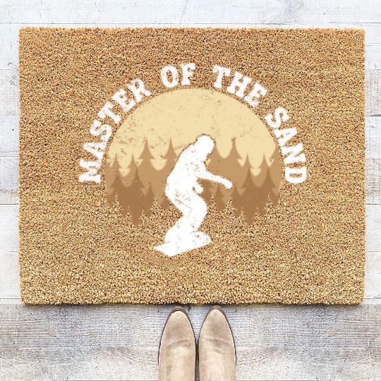 Master Of The Sand Sandboard Sandboarding Coir Doormats