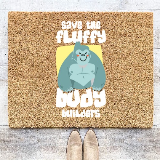 Strength Primate Chimpanzee Zoo Coir Doormats