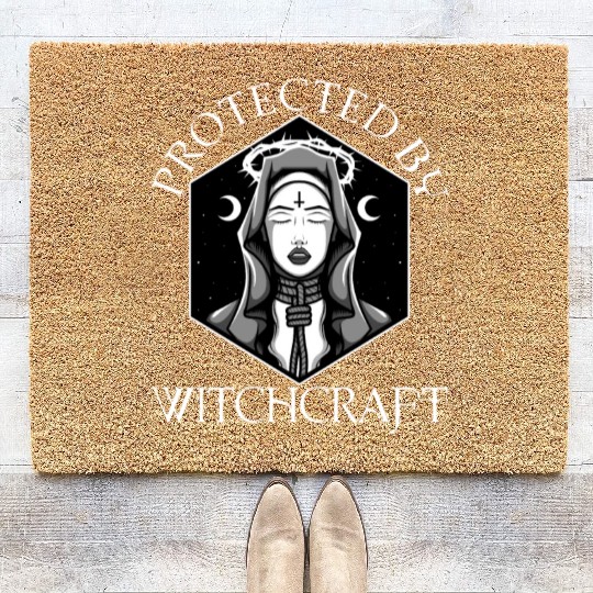 Protected By Witchcraft Coir Doormats