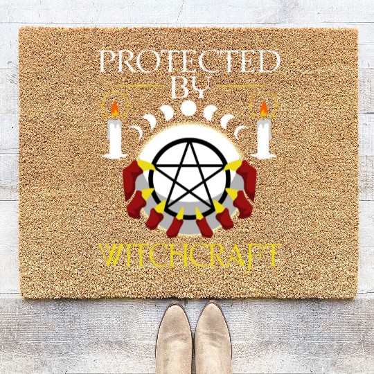 Protected By Witchcraft Coir Doormats