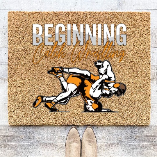 Beginning Catch Wrestling Wrestler Fight Grappling Coir Doormats