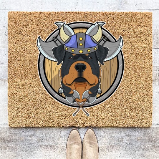 Rottweiler I Valhalla I Viking Coir Doormats