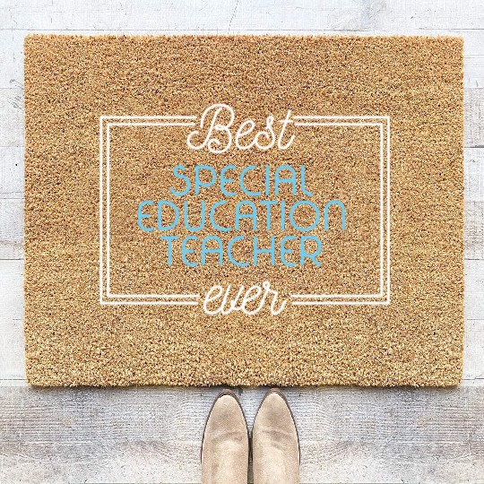 Best Special Education Teacher Ever Coir Doormats