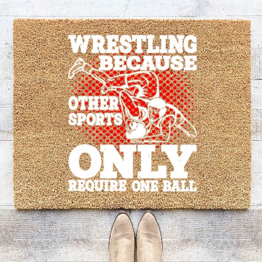 Wrestling Other Sports Only Require One Ball Coir Doormats