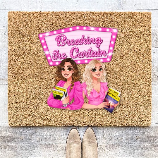 Breaking the Curtain Classic Logo Coir Doormats