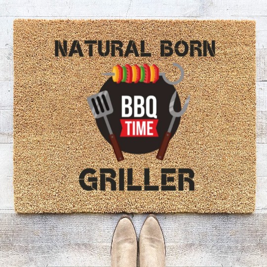 NATURAL BORN GRILLER Coir Doormats