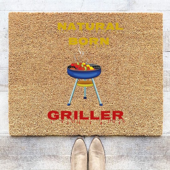 Natural Born Griller Coir Doormats