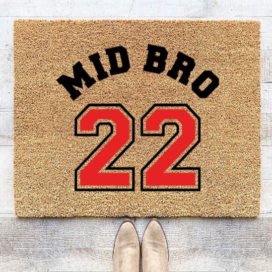 Mid Bro 2022 - Middle Brother Baby Birth Boy Coir Doormats
