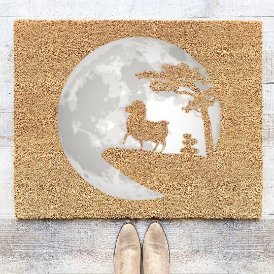 Cute Lamb Saying - Farmer & Sheep Coir Doormats