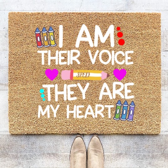 Special Education Teacher Coir Doormats