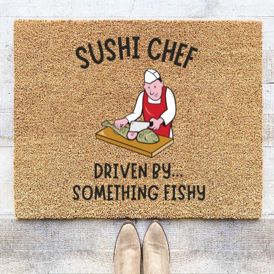 SUSHI CHEF 1 Coir Doormats