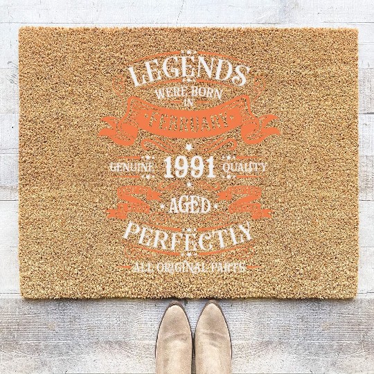 February 1991| February 1991 anniversary 1991 Coir Doormats