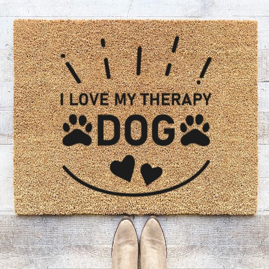 I love my Therapy Dog Coir Doormats