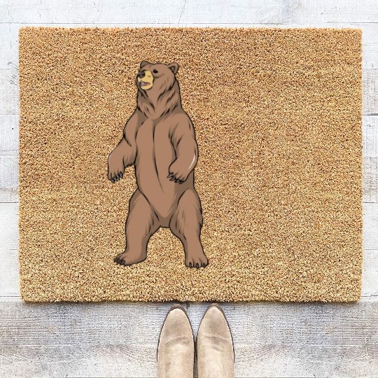 grizzly bear Coir Doormats