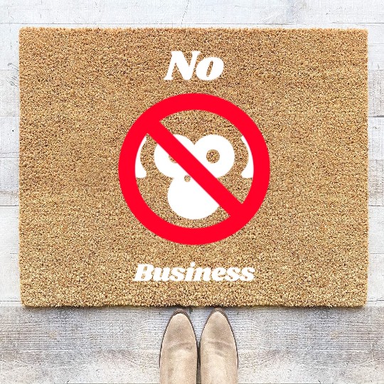 No Monkey Business Coir Doormats