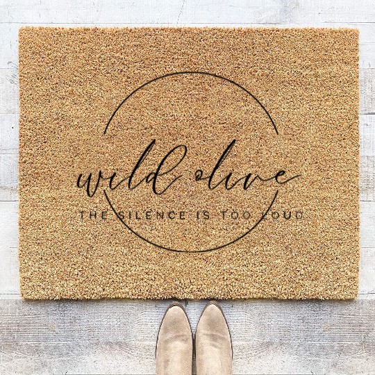 wild olive Coir Doormats