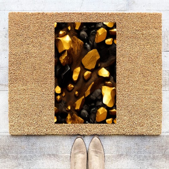 Gold nuggets Coir Doormats