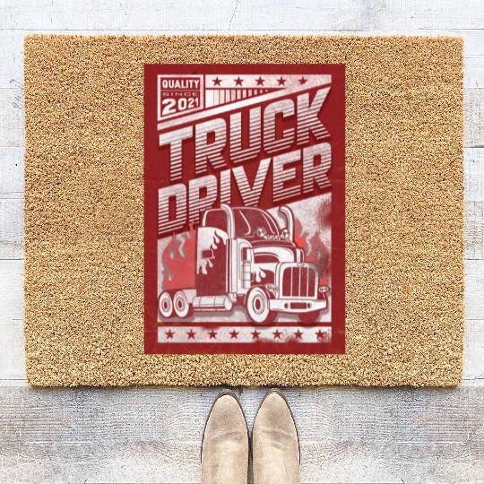Truck Driver, Truck driving Coir Doormats