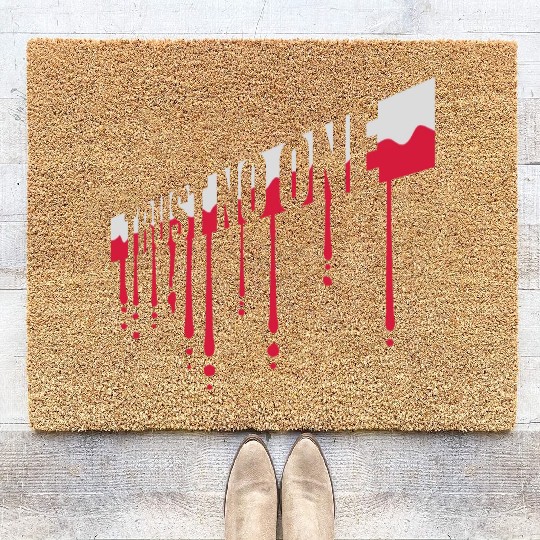 trust no one quote Coir Doormats