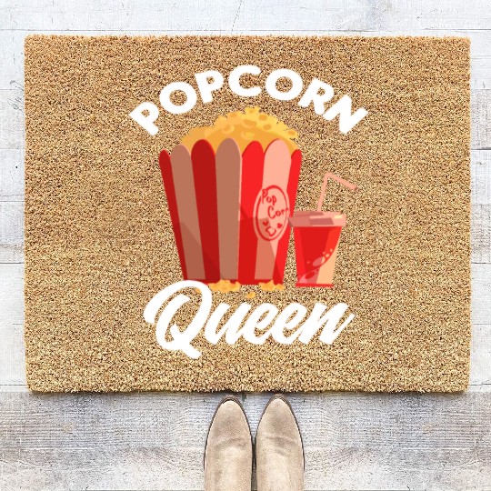Film Popcorn Lover Coir Doormats