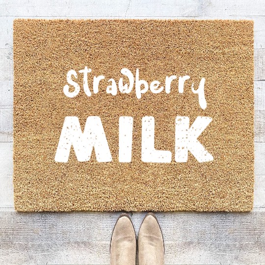 Strawberry Milk - Cow Coir Doormats