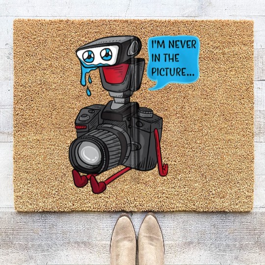 Sad Photo Camera Crying Photographer Joke Gift Pho Coir Doormats