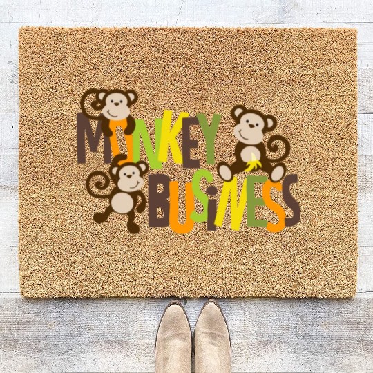Monkey Business Coir Doormats