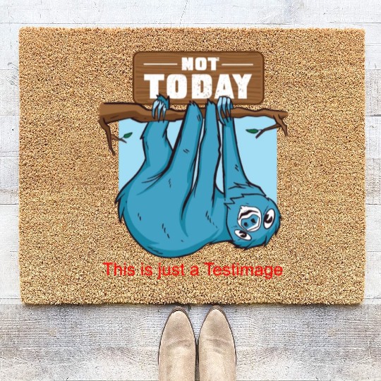 Sloth - Not Today Coir Doormats