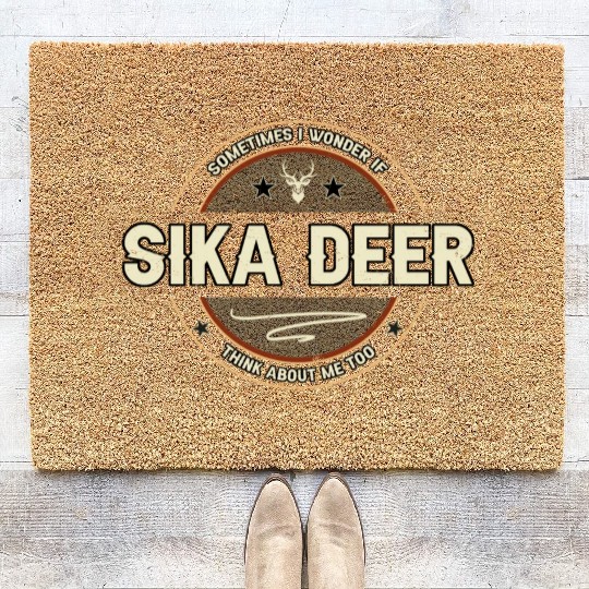 Sika Deer Hunting Coir Doormats