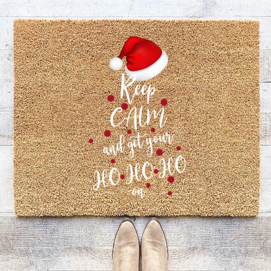 keep calm Coir Doormats