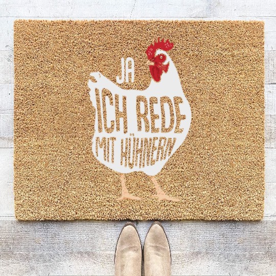 Chicken Farmer, Farming, Chicken Farm Coir Doormats