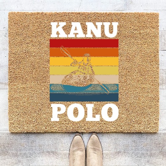 Canoe polo canoeing polo sport Coir Doormats