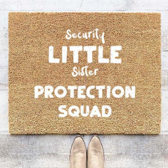 Security Little Sister Protectio... Coir Doormats