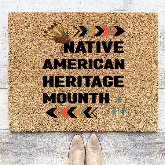 Native American Heritage Month Coir Doormats