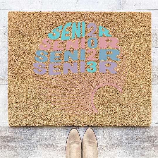Graduation Coir Doormats, Senior Class Of 2023 Gift End