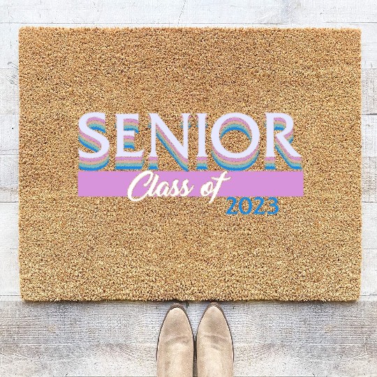 Graduation Coir Doormats, Senior Class Of 2023 Gift End