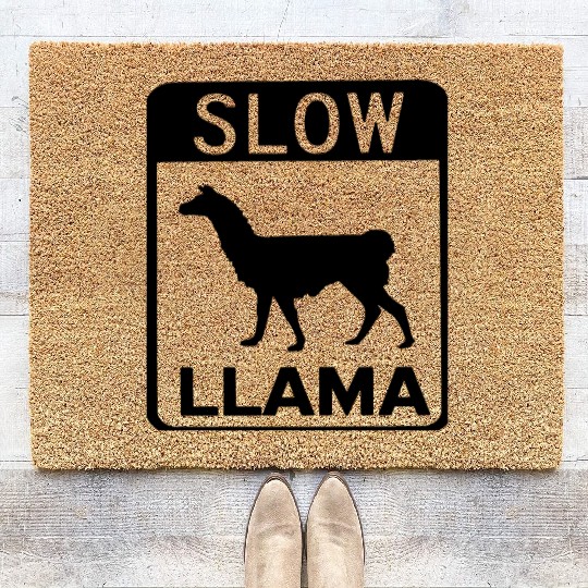 Phish Slow Llama Coir Doormats