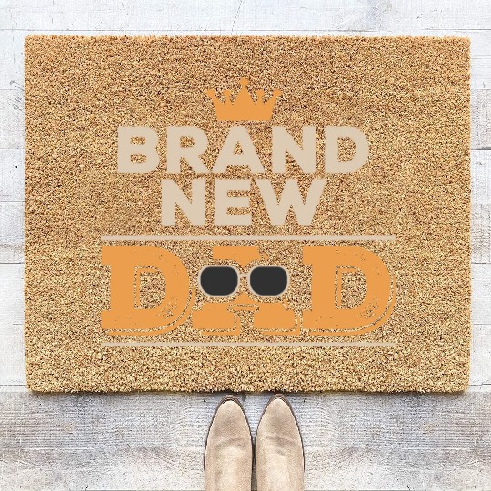 Brand New Dad Sunglasses Newborn Coir Doormats