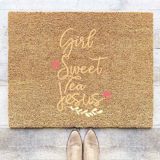 This Girl And Sweet Tea Coir Doormats