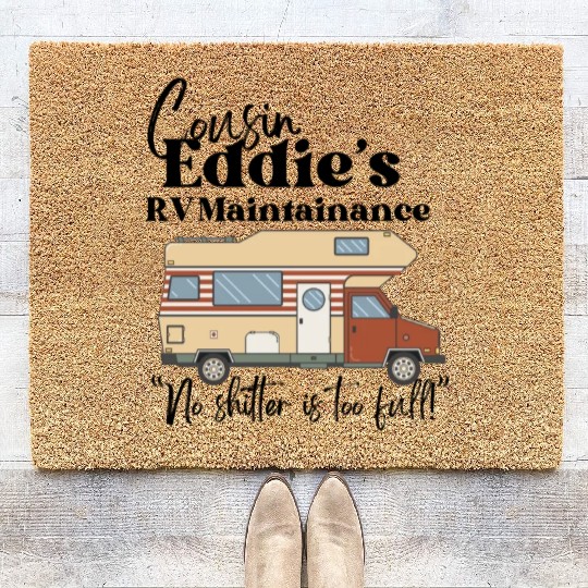Cousin Eddie's RV Maintenance Coir Doormats