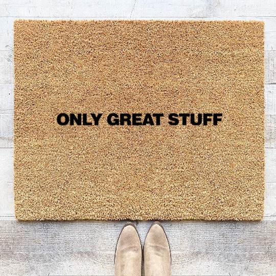 Only Great Stuff | Black Coir Doormats