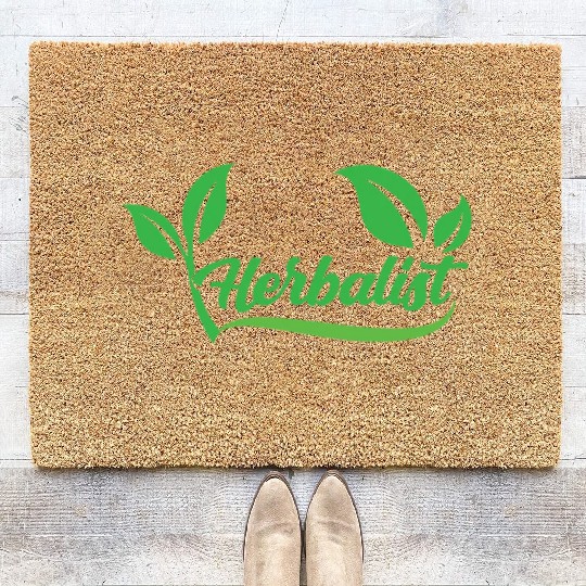 Herbalist Herb Herbalism Herbs Gardening Coir Doormats