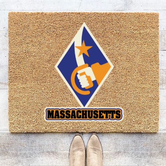 US States MASSACHUSETTS Coir Doormats
