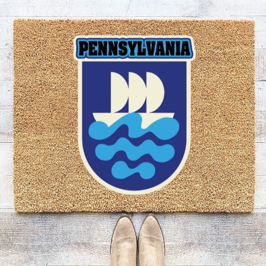 US States PENNSYLVANIA Coir Doormats