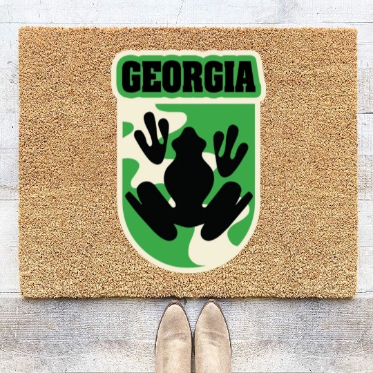 US States GEORGIA Coir Doormats