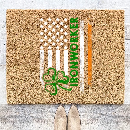 Im An Irish Ironworker Ironworker Coir Doormats