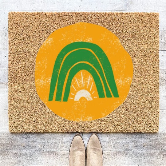 Sun and Mountains Coir Doormats
